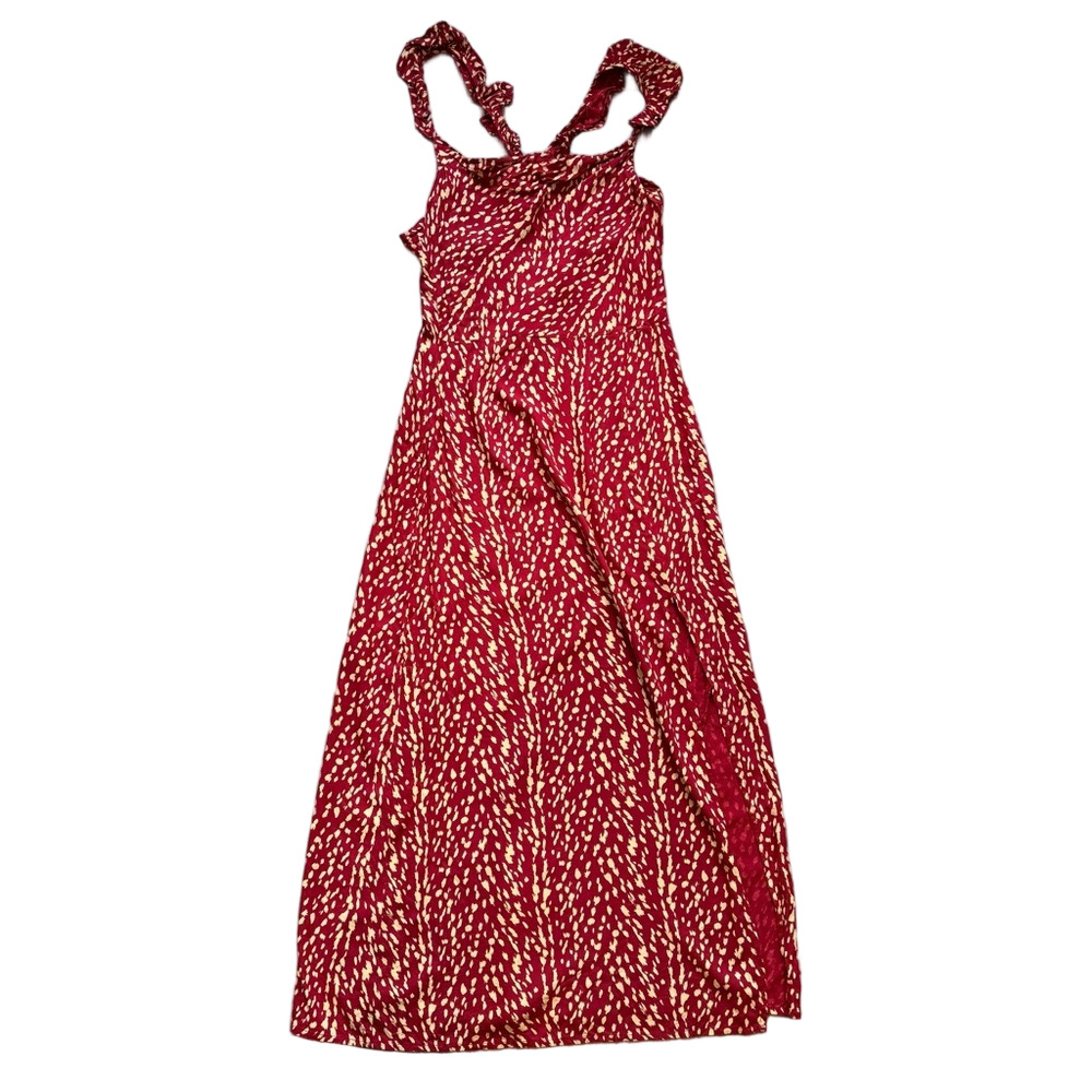 XIX Palms NEW Red and White Sleeveless Spaghetti Strap Maxi Sundress Women’s XS - Picture 2 of 11